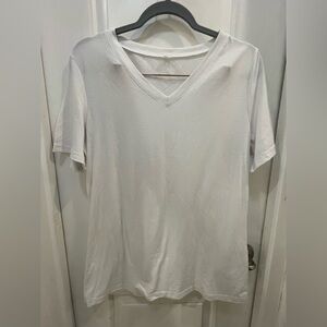 Classic White V-Neck women’s tee